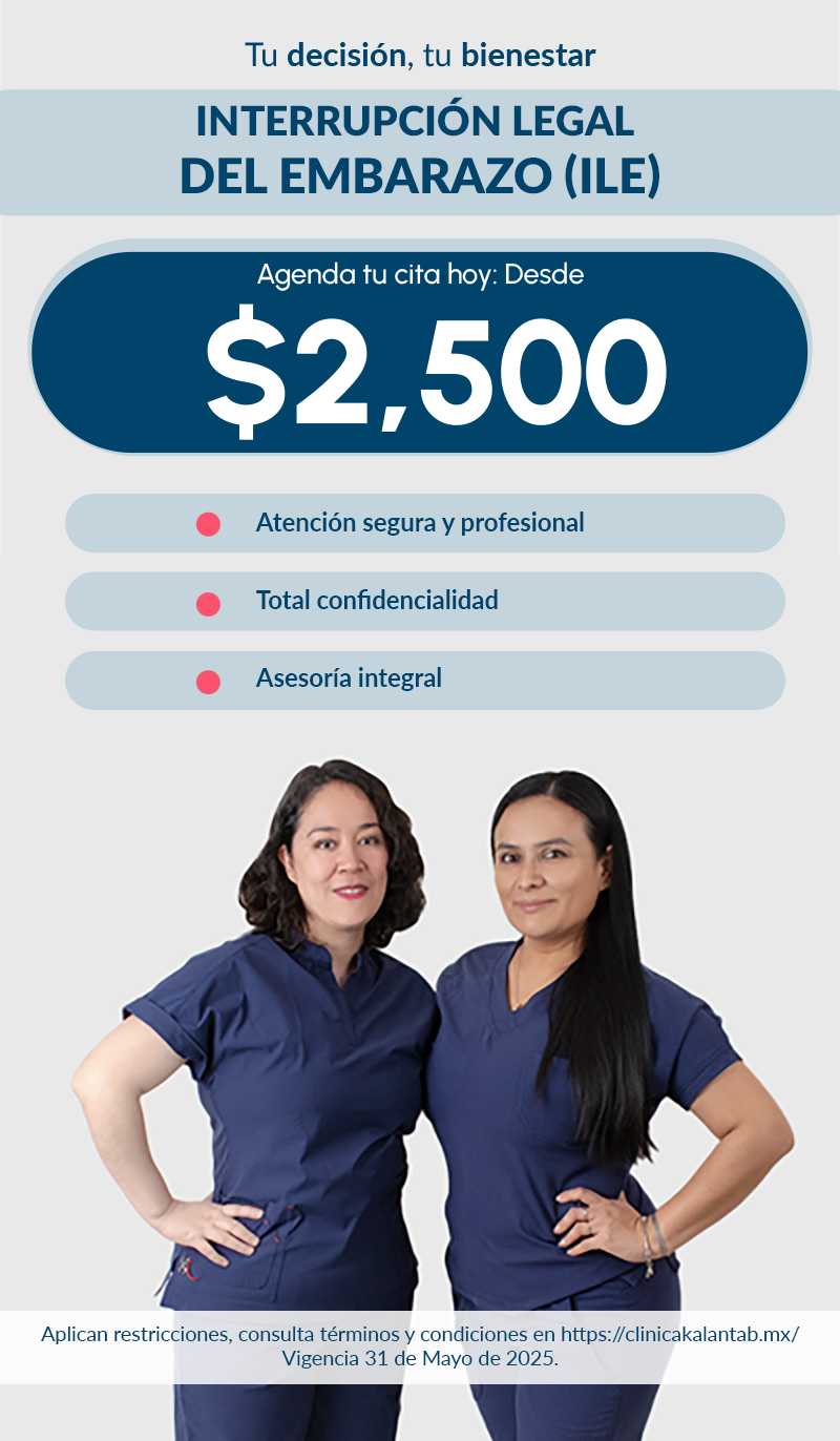 Interrupcion legal del embarazo ILE $2500